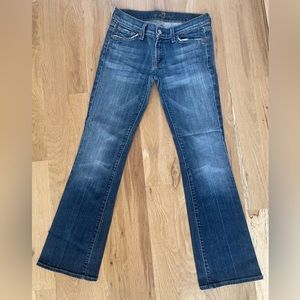 7 for all Mankind bootcut jeans; size 26